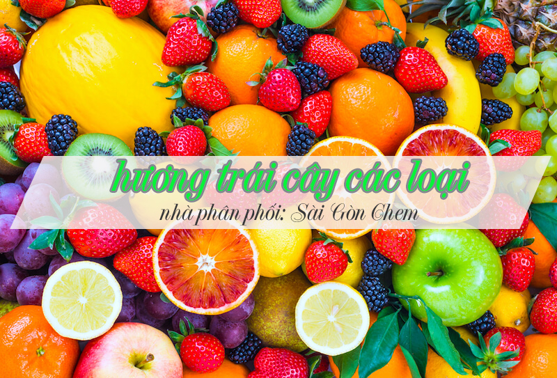Hương tr&aacute;i c&acirc;y d&ugrave;ng trong thực phẩm