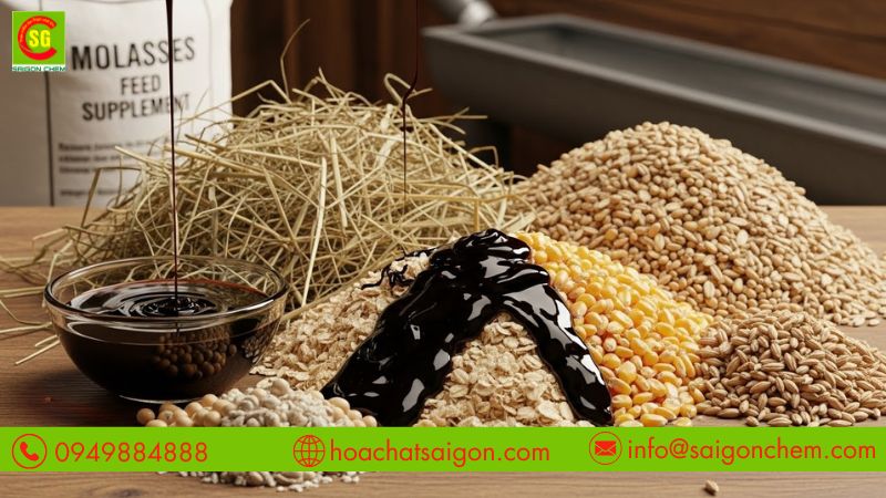 Ứng dụng rỉ mật đường trong thức ăn chăn nuôi