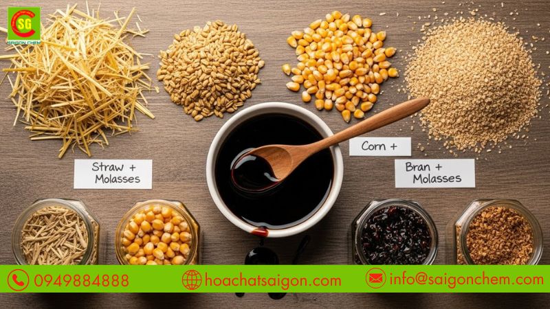 Hướng dẫn sử dụng mật rỉ đường trong thức ăn chăn nu&ocirc;i