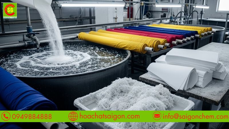 Ứng dụng Sodium Hydrosulfite trong sản xuất công nghiệp