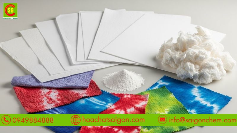 Ứng dụng tẩy đường trong tẩy m&agrave;u dệt nhuộm