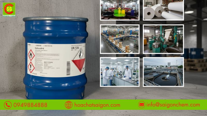 Tẩy đường ứng dụng trong nhiều ng&agrave;nh sản xuất