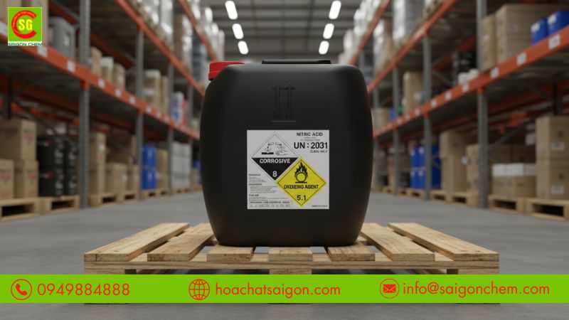 Lưu &yacute; sử dụng HNO3 an to&agrave;n v&agrave; lựa chọn nh&agrave; cung cấp uy t&iacute;n