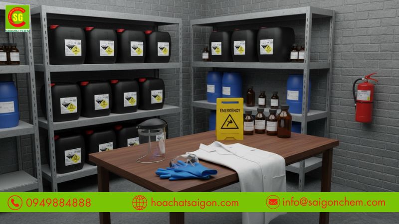 Giải ph&aacute;p sử dụng acid nitric c&ocirc;ng nghiệp an to&agrave;n v&agrave; hiệu quả