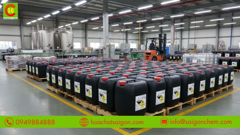 Lưu &yacute; sử dụng HNO3 an to&agrave;n đ&uacute;ng c&aacute;ch trong m&ocirc;i trường sản xuất