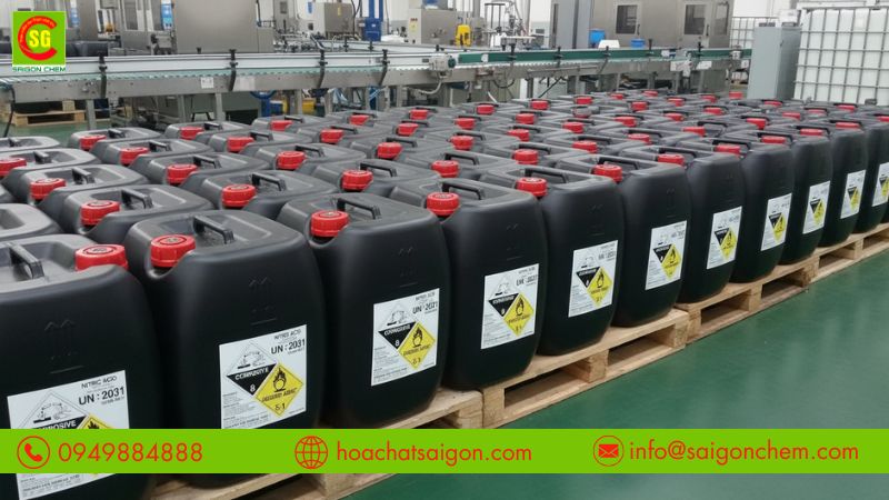 Vấn đề t&igrave;m mua HNO3 uy t&iacute;n trong sản xuất c&ocirc;ng nghiệp hiện nay