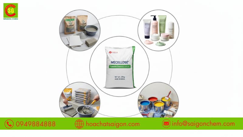 HEC gi&uacute;p kiểm so&aacute;t kết cấu v&agrave; ổn định sản phẩm