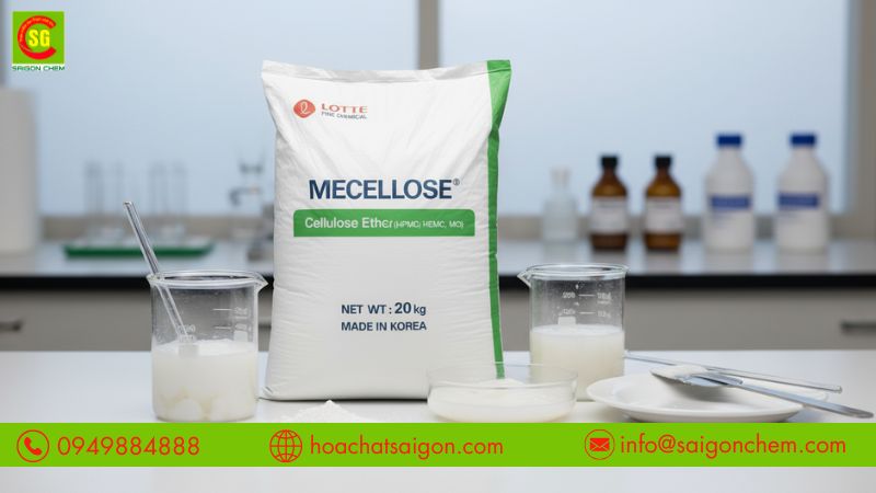 Điều chỉnh nồng độ HEC để kiểm so&aacute;t độ nhớt sản phẩm