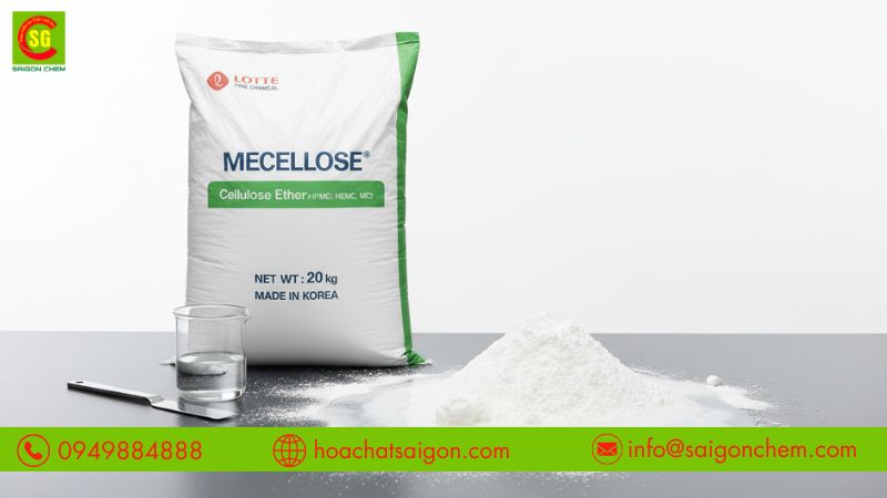 Quy tr&igrave;nh h&ograve;a tan HEC trong nước tạo độ nhớt ổn định