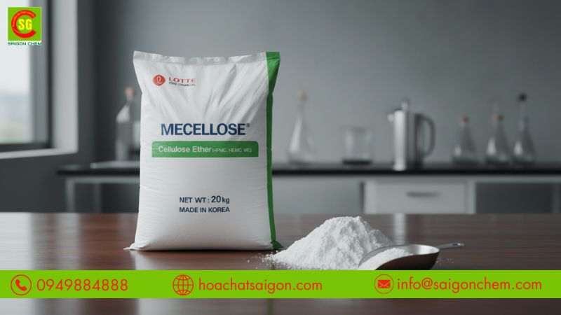 HEC chất tạo đặc ổn định v&agrave; tương th&iacute;ch cao