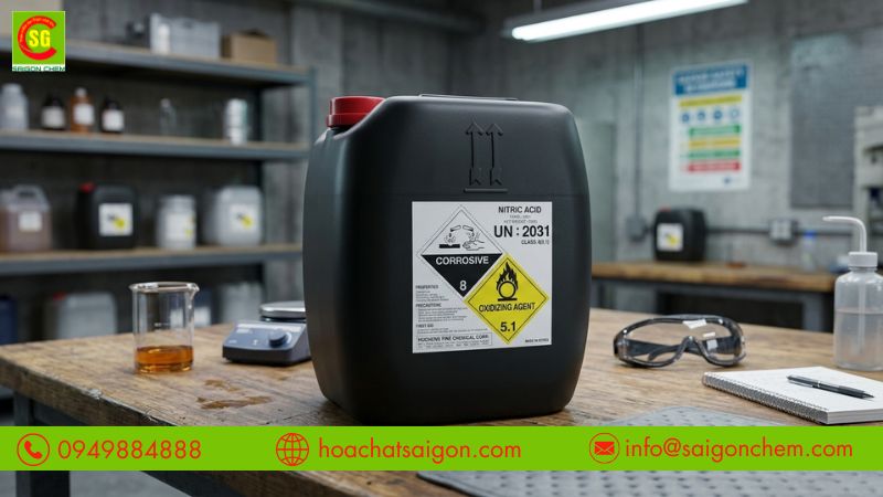 Acid nitric d&ugrave;ng trong xử l&yacute; m&ocirc;i trường v&agrave; nghi&ecirc;n cứu