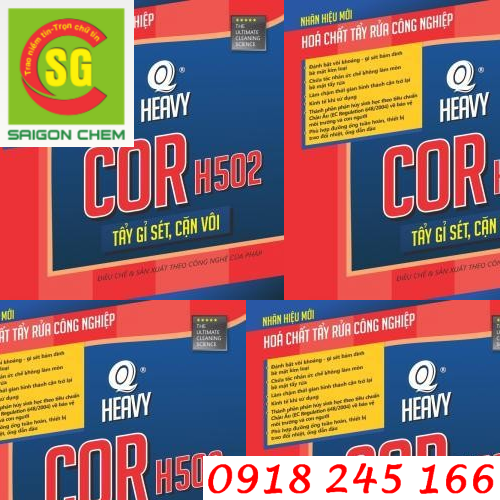 Hoá chất tẩy rỉ sét thép COR H-502