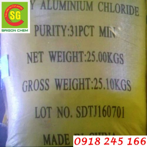 HOÁ CHẤT POLY ALUMINUM CHLORIDE (PAC) Trung Quốc