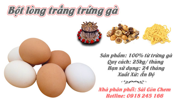 BỘT TRỨNG G&Agrave;