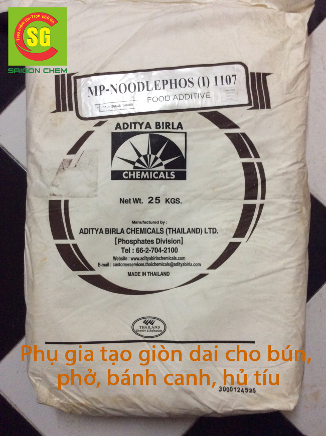 Phụ gia tạo giỏn dai trong mì sản phẩm bún bánh phở bánh canh