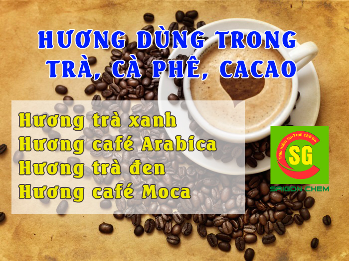 hương d&ugrave;ng trong tr&agrave; c&agrave; ph&ecirc; cacao