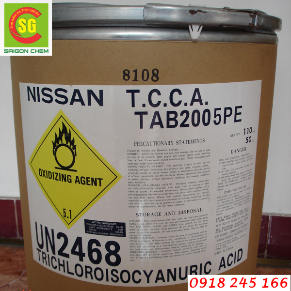 TCCA 90% Dạng bột