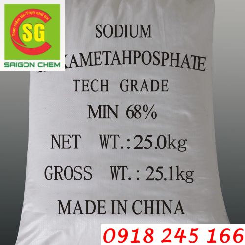 Sodium Hexametaphosphate (NaPO3)6 (SHMP)