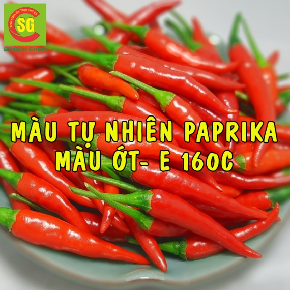 màu tự nhiên paprika - màu ớt- E 160C