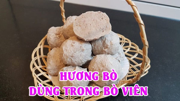 HƯƠNG BÒ DÙNG TRONG BÒ VIÊN