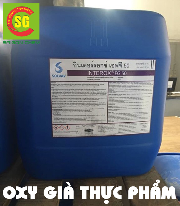 oxy gi&agrave; thực phẩm