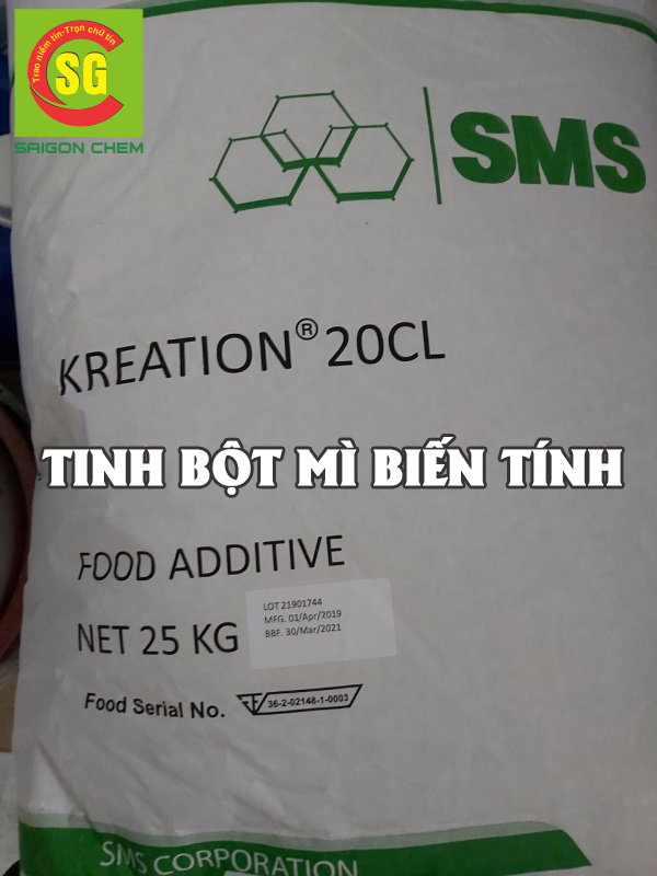 tinh bột mì biến tính