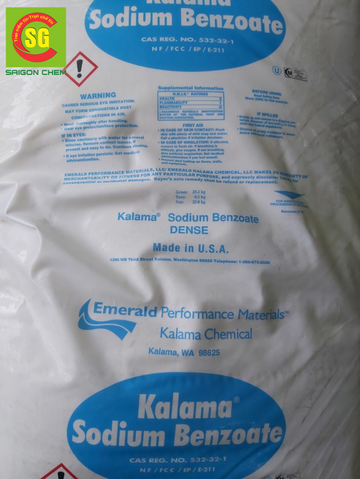 Bán Benzoate Mỹ dùng trong bánh kẹo, mứt, nước hoa quả